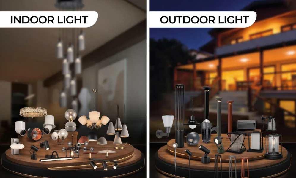 Indoor vs Outdoor Lighting_ How to Choose the Right Lights for Your Space